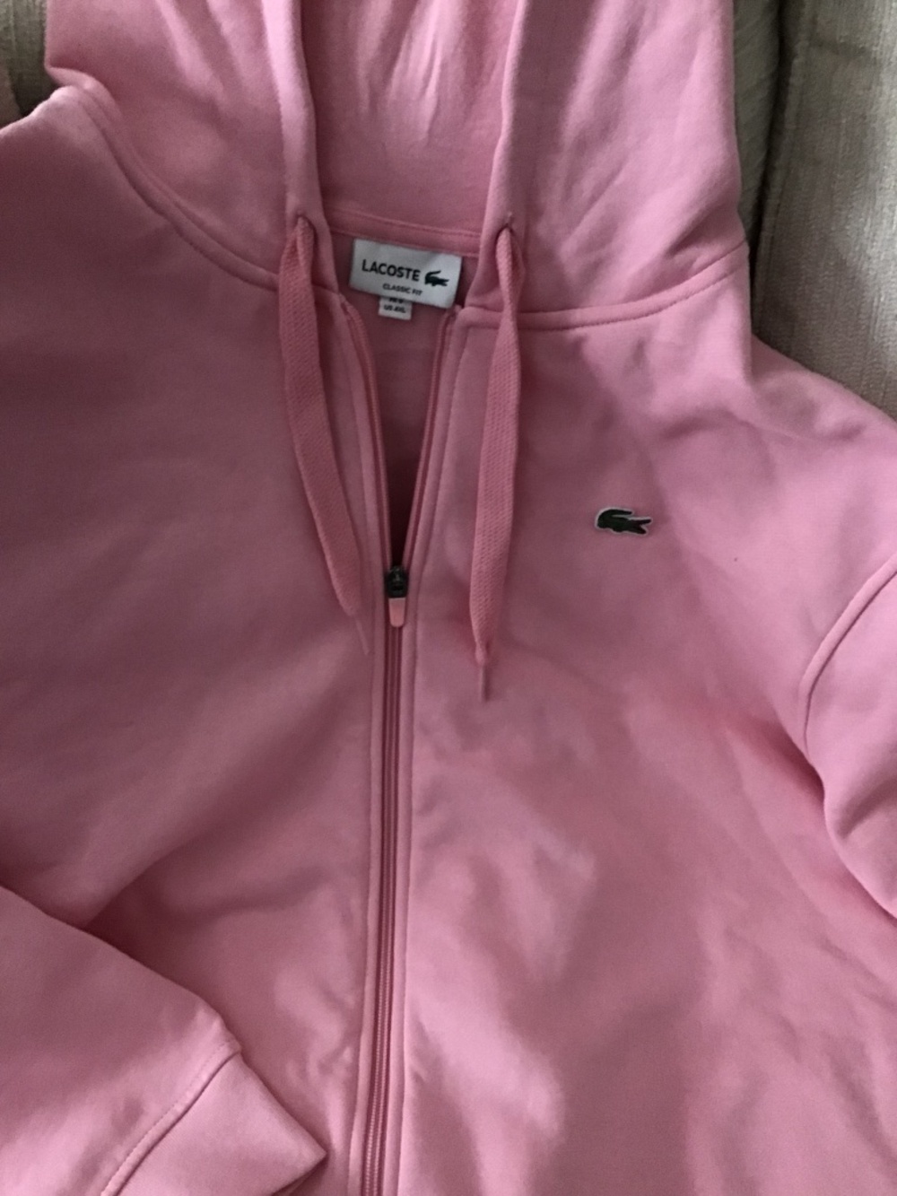 LACOSTE FULL ZIP HOODIE MENS - Picture 4 of 16